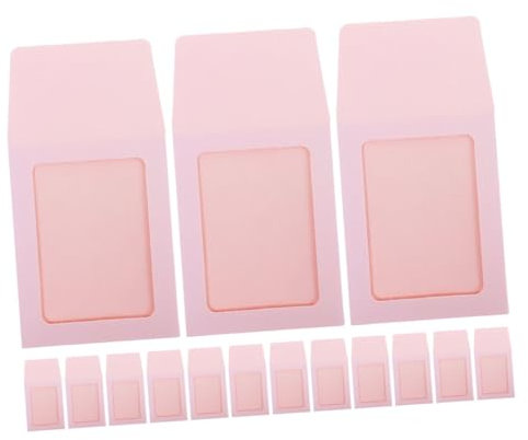 PLAFOPE Kartenhüllen 15er-pack Papierkartenumschläge Kratzfeste Kartenhalter Präsentationskarten Modische Albumkartenhüllen Kartenpräsentation