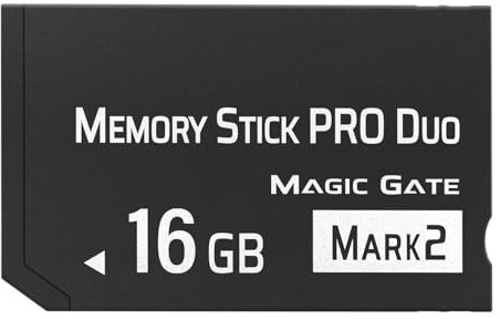 Original Pro Duo MARK2 Clé USB haute vitesse 16 Go compatible avec accessoires PSP1000 2000 3000 et cartes mémoire pour appareil photo numérique Noir 16 Go