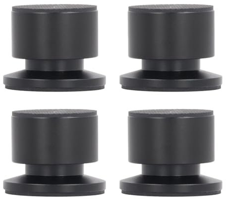 LOCADENCE 4 Set Piedini Isolanti per Altoparlanti, Antiurto Antiscivolo Riduzione Risonanza Altoparlante, Protezione per Pavimento con Punte per Altoparlanti per Giradischi Amplifi