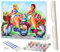 WMZPOY Paint by Numbers Kits for Adults Beginner Cycling Woman DIY Oil Painting for Adults on Canvasfor Home Bedroom Living Room Wall DecorGifts Choice