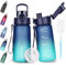 AOPREL Trinkflasche 600ml, Wasserflasche BPA-Frei aus Tritan, Sport Trinkflasche Auslaufsicher 600ml Flasche für Fitness, Wandern, Camping, Schule und Büro