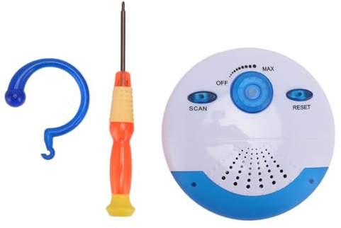 Cocoarm Portable Shower Radio for Bathroom FM Radio with Built-in Speaker Antenna ABS Waterproof Mini Radio 88-108MHz