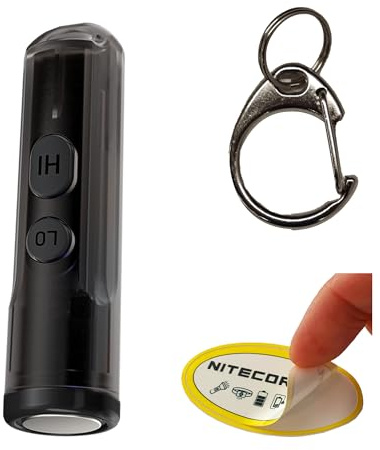 Nitecore Insect Bite Healer 10 Portable Rechargeable Heat Pen for Quick Itch and Swelling Relief, Non-Toxic Treatment of Mosquito and Insect Bites, Outdoor Essential with Key Clasp and Sticker