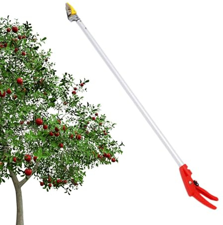Coupe-arbres avec manche long - Coupe-élagage de jardinage résistant à la rouille, élagueuse d'arbres avec long, pour jardin, cueillette de fruits, élagage de branches, arbustes tués
