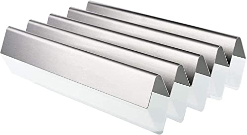 GFTIME 57,2CM 7537 Flavorizer Bar pour Weber Spirit 300 Series E310 E320 S310 S320, pièces de rechange pour gril à gaz en acier inoxydable pour Weber Genesis Sliver B&C (avec boutons latéraux)