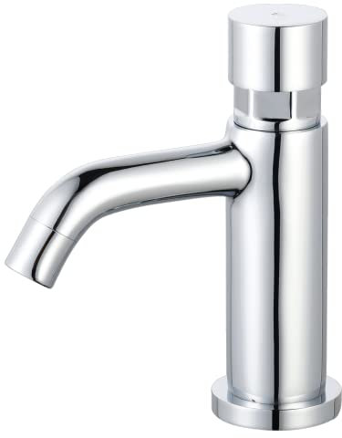 Essebagno 9000857 Cilindro push robinet lave mains chrome eau froide