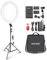 NEEWER LED Ringlicht 45,7cm (18 Zoll) Set für Video YouTube Make up Salon, Temperatur verstellbar, Lichtring mit Fuß und Smartphone Halterung (weiß)