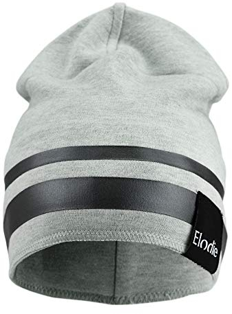 Elodie Details Jungen/Mädchen/Kinder Beanie Mütze 100% Oeko-Tex Modal/Baumwolle - Mineral Green 0-6M, Grau
