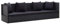 Tidyard Gartensofa Ratten-Lounge-Sonnenliege Gartenbank kann in 7 Sitz-/Liegepositionen geneigt Werden,Lounge Sofa Liege 200 x 60 x 58 cm Mit Auflagen und Kissen,Witterungsbeständig