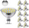 HiBay 10er LED Lampen 12V GU5.3 Kaltweiß 6000K AC/DC Leuchtmittel 4W Birnen 400 lm, Ersetzt 35W 45W, Nicht Dimmbar