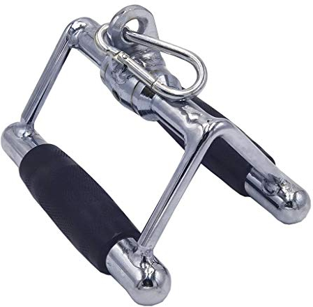 qibylift Pro LAT Pull Down Bar & Tricep Rope – Heavy-Duty Steel Cable Machine Attachments with Anti-Slip Grip for Gym & Home Workouts – Fits Lat Pulldown, Tricep Pushdown & Cable Crossover