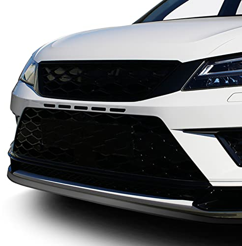 Universal Auto Spoilerlippe Tuning Lippe für Spoiler Frontspoiler oder Heckspoiler Schutz Gummi Lippe selbstklebend Kfz Auto Zubehör S001 (Schwarz, Front/Seite)