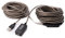 SYSTEM-S Cable USB 2.0 de 20 m tipo A macho a hembra, color gris