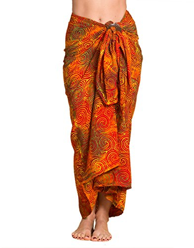 PANASIAM Sarong B010 Orange tones, L
