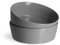SPRINGLANE Suppenteller 2er-Set, Sweet Scandi, Anthrazitfarbiges Geschirrservice aus New Bone Keramik, skandinavisches Design, matt