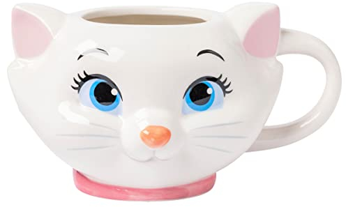 Silver Buffalo Disney Aristochats Marie Face Tasse en céramique sculptée 3D 590 ml