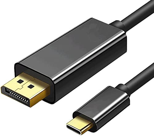 vienon USB C to DisplayPort Cable 6FT, (4K@144Hz) Thunderbolt 3/4 to Display Port Cable Compatible with iPhone 15 Pro/Max, MacBook Pro/Air, iPad Pro, iMac, S23, XPS 17
