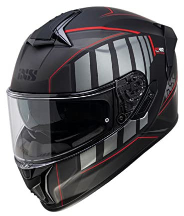 IXS 422 FG 2.1 Helm, schwarz matt/rot, XS (53/54)