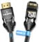 Ultra HDTV Cable HDMI 2.1 – 270° 8K - 3 m conector corto en ángulo, 48 Gbps, 8K@60Hz, 4K@120Hz - protección contra torceduras - cubierta de nylon