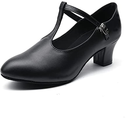 MSMAX Women Character Shoes Girls Party Heels Dancing Pumps for Ballroom Flamenco Tango Latin 8.5 M US Women