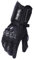 Harssidanzar Motorradhandschuhe aus Leder für Männer und Frauen,Touchscreen Powersports Carbon Fiber Knöchelschutz Motorradhandschuhe KM045, Schwarz,Größe S