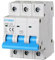 ZOREI Interrupteur thermique tripolaire 220V et 380V, 3P, 20A, DIN 3 modules, disjoncteur monophasé et triphasé, protection contre les surcharges et courts-circuits