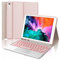WINCHKING Tastiera per iPad 9 Generazione Touchpad, Custodia con Tastiera per iPad 9 10.2, Cover Bluetooth Magnetica Retroilluminata Keyboard per ipad 9/8/7 Generazione 10.2 / Air 3, Rosa chiaro