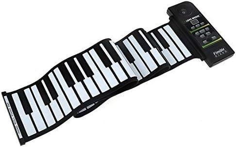 ZCSYWV Piano Tastiera Elettrico, Pianoforte elettronico a 88 Tasti con Tastiera for Pianoforte Flessibile in Silicone con Altoparlante