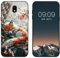 WUACYEAMING für Samsung Galaxy J5 2017 Hülle,Mode Schutzhülle Schwarz Handyhülle mit Aesthetic Muster Weich Silikon Dünn TPU Stoßfeste Kratzfest Schutzhülle Cover-Zoro