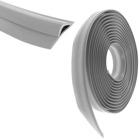 Inscrip TPE Carpet Edging Trim, Transition Strip Flexible PVC Carpet Edge Trimming Strip, Carpet Edge Protection Strip, Suitable for Threshold Height Below 10mm, Carpet Edge Protection (5m/16.4ft)