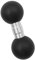 Hsthe Sea Ball Adattatore Braccio a Doppia Sfera Testa a Doppia Sfera da 1 Pollice Compatibile con Supporti GPS con Braccio a Doppia Sfera RAM