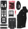 ANSNOW Taktischesenholster, Als-Verriegelung, Kompatibel Glock17 + X300 Lampe Metall Modularerenholsteradapter Jagd Airsoft-Ausrüstung/Schwarz