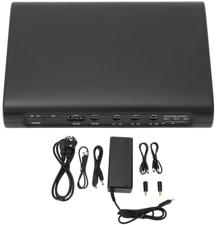 USV-Backup-Batterie-Stromversorgung, Unterbrechungsfreie Mini-Stromversorgung 20000 MAh 5 V 9 V 12 V (EU-Stecker)