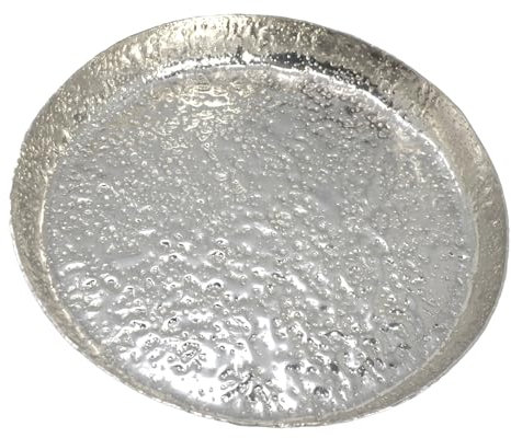Deko-Teller Tablett Aluminium gehämmert Orientalisch Ø 41 cm