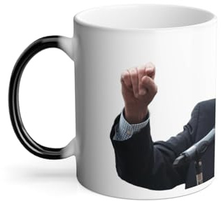Thermoreagierende Tasse Magische Tasse – Bernie Sanders amerikanischer Politiker – 325 ml