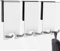 Kegii Ganci Bagno - Porta Accappatoio da Doccia in Acciaio Inox, Ganci per Asciugamani Bagno per Appendere Porte con Spessore da 6-12 mm, 3 Pezzi