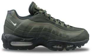 Nike Men's Air Max 95 Gymnastics Shoes, Nero (Black Tour Yellow/Anthracite Cool Grey 057), 42 EU, Green, 8 UK
