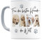 Hundepapa Tasse Hund personalisiertes Geschenk für Hundebesitzer Hundemotiv Hundeliebhaber Hunde Papa Fotogeschenk Kaffeetasse aus Keramik 330 ml