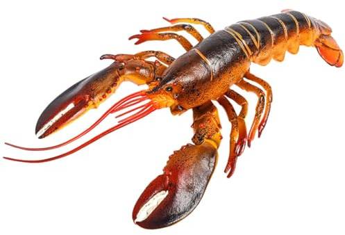 BESPORTBLE Statue de homard réaliste - Figurine de homard - Jouet éducatif pour enfants - Bonsaï de jardin et décoration de bureau - 1 pièce