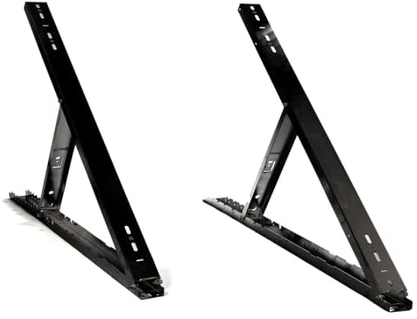 WATTSTUNDE® Flachdach Solarmodul Halterung HST120 schwarz