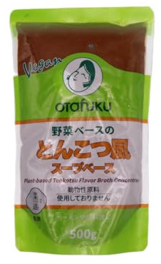 Otafuku Vegan Tonkotsu Style Ramen Broth Concentrate 500g – Plant-Based Soup Base for Ramen & Hot Pot