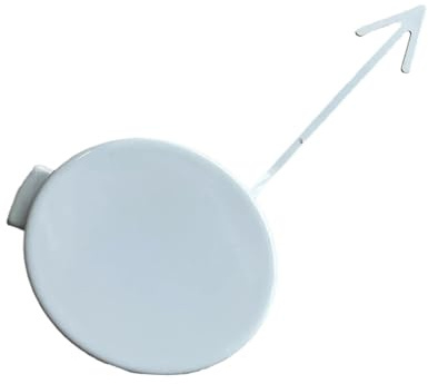 Paraurti anteriore Gancio di Traino Occhio Tappo Copertura Trim Per VW Golf 6 mk6 VI 2009 2010 2012 2011 5K0807241(Polar White)