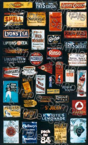 Tiny Signs OO84 Enamel Advert Signs 4 by Tiny Signs