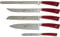 Elegance Set 5 coltelli chef Rosso