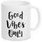 artboxONE Tasse Good Vibes Only! von Click Design - Kaffeetasse Typografie