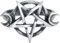 Alchemy Gothic Goddess Frauen Ring silberfarben M Hartzinn Gothic