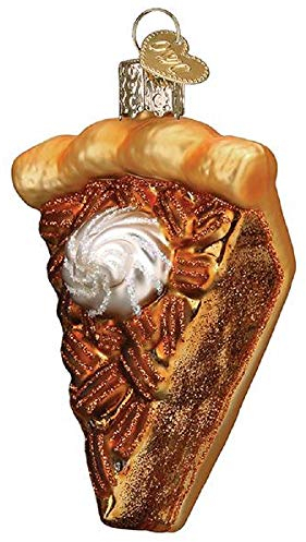 Old World Christmas Stück Pecan Pie mundgeblasenes Glas 2020 Einzigartige Weihnachtsschmuck für Weihnachtsbaumschmuck
