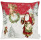 APELT Kissenhülle Winterwelt rot Größe 46x46 cm