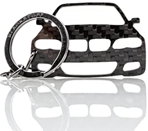 BlackStuff Carbon Karbonfaser Schlüsselanhänger Kompatibel mit M3 E46 Facelift M Paket BS-1010
