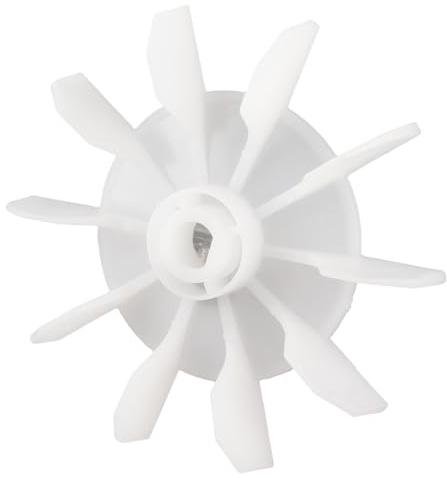 YUMILI Electric Motor Fan Blade 135 mm, Fan Blade Accessory, Plastic Fan Blade for Small Air Compressors, 14 mm Shaft, Inline Direct Motor, Heat Dissipation Impeller, Waterproof, Lightweight